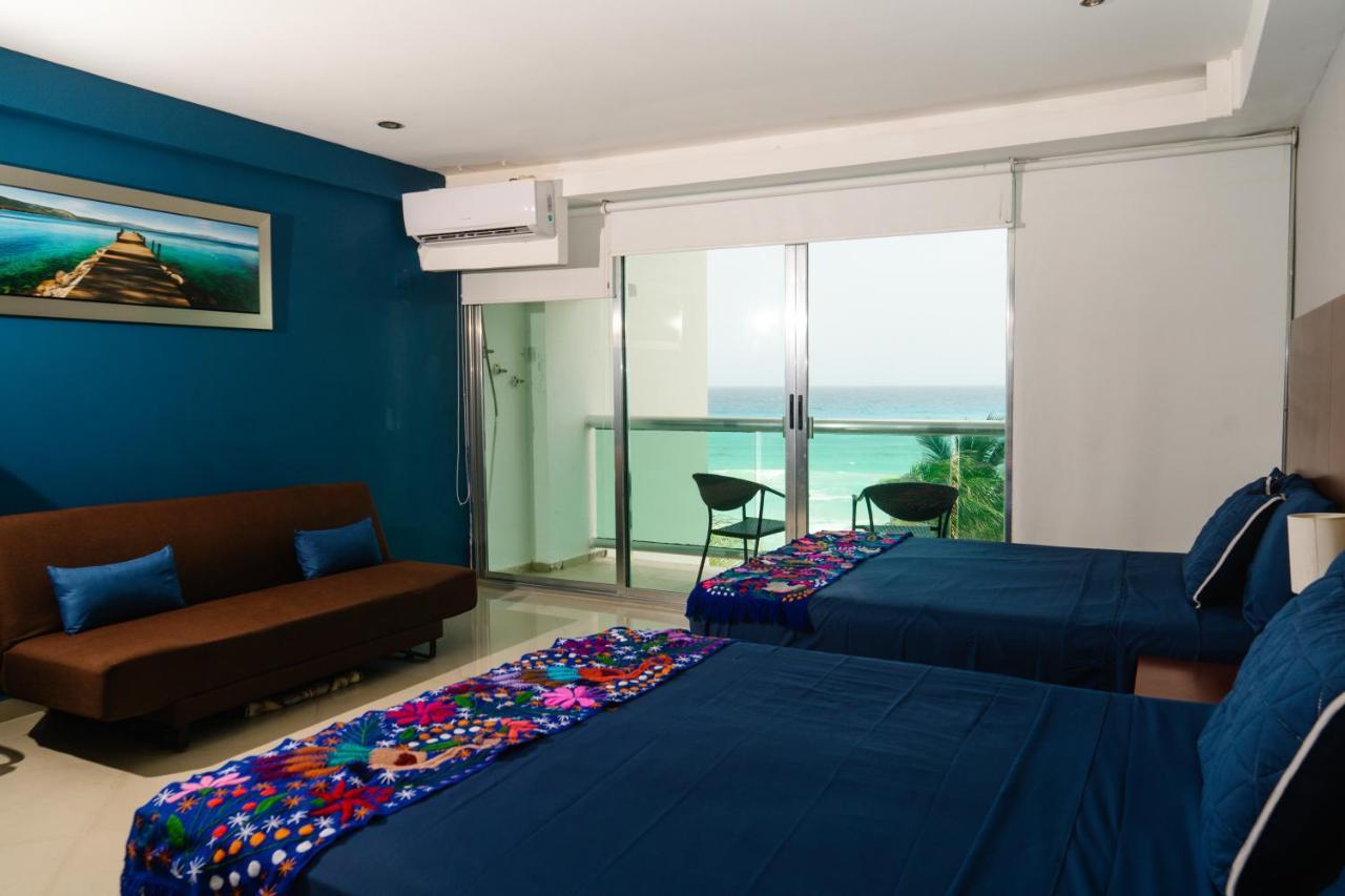 칸쿤 Ocean Front View 빌라 외부 사진